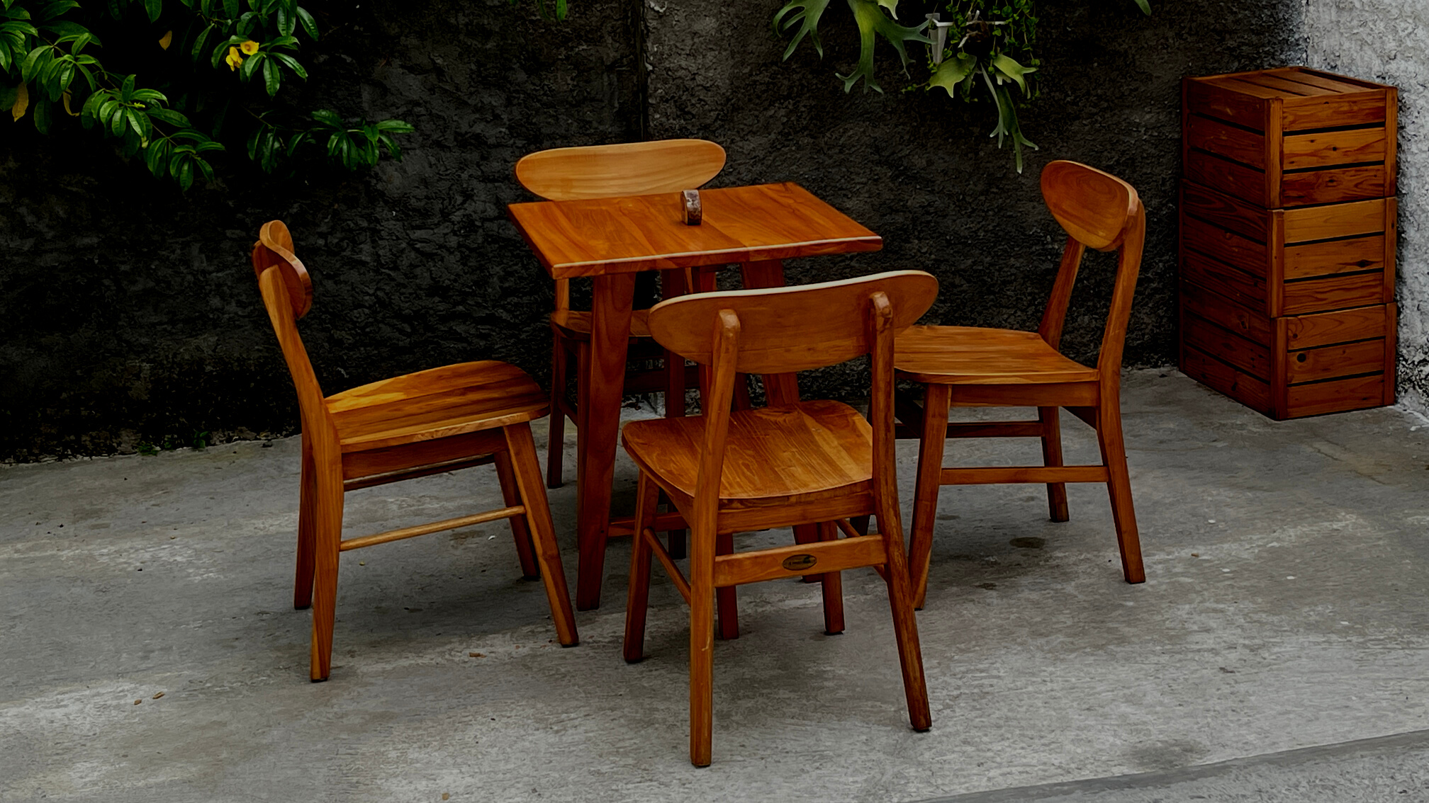 Set of Wood Furniture